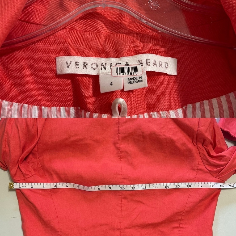 Veronica Beard Sedgwick Linen Blazer Jacket - Picture 9 of 14